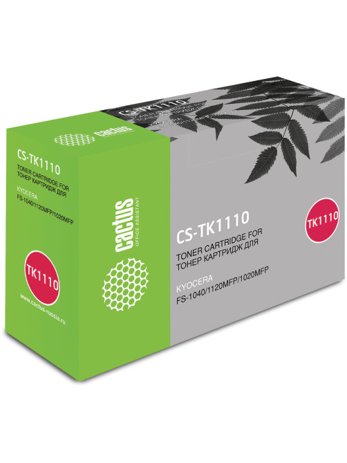 Тонер-картридж CACTUS (CS-TK1110) для KYOCERA FS-1040/1020/1120, ресурс 2500 стр.