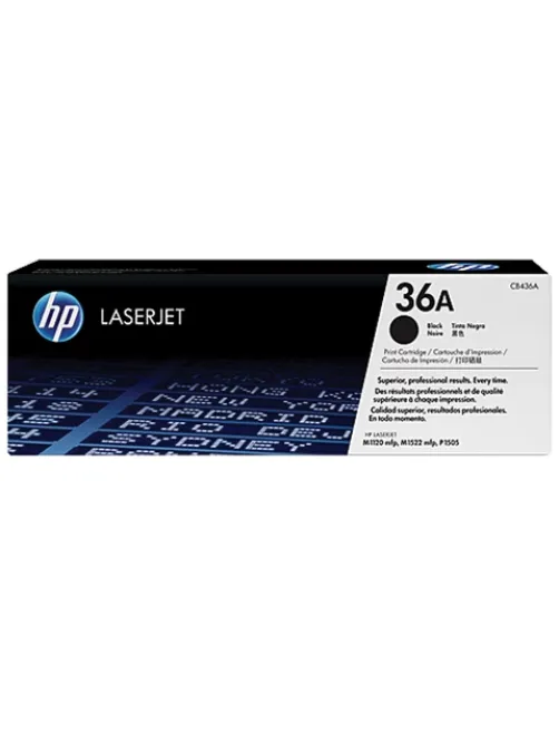 Картридж лазерный HP (CB436A) LaserJet P1505/M1120/M1522, №36А, оригинальный, ресурс 2000 стр.