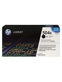 Картридж лазерный HP (CE250X) ColorLaserJet CP3525/CM3530, №504X, черный, оригинальный, ресурс 10500 страниц