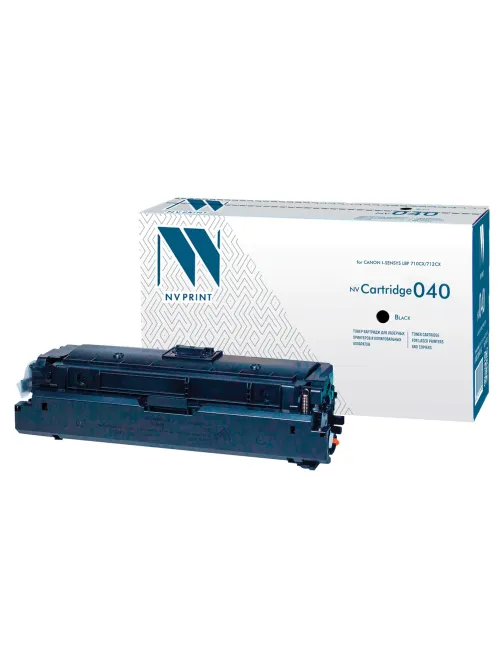 Картридж лазерный NV PRINT (NV-040BK) для Canon i-SENSYS LBP 710Cx/712Cx, черный, ресурс 6300 страниц, NV-040Bk