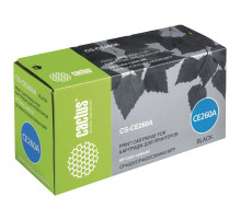 Картридж лазерный CACTUS (CS-CE260A) для HP ColorLaserJet CP4025/4525, черный, ресурс 8500 страниц