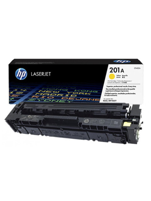 Картридж лазерный HP (CF402A) LaserJet Pro M277n/dw/M252n/dw, №201A, желтый, оригинальный, ресурс 1400 страниц