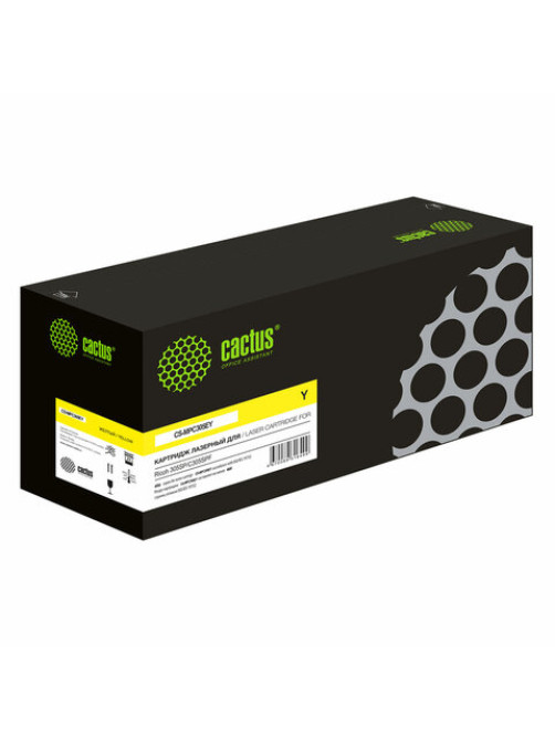 Картридж лазерный CACTUS (CS-MPC305EY) для Ricoh Aficio MPC305SP/C305SPF желтый, ресурс 4000 стр.