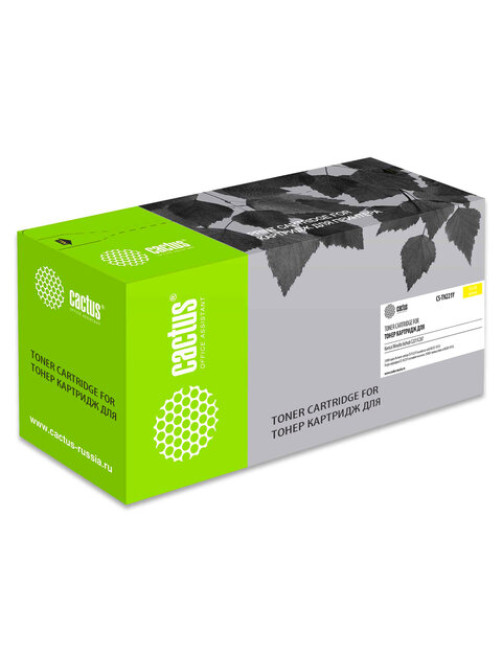 Картридж лазерный CACTUS (CS-TN221Y) для Konica Minolta bizhub C227/C287, желтый, ресурс 21000 страниц