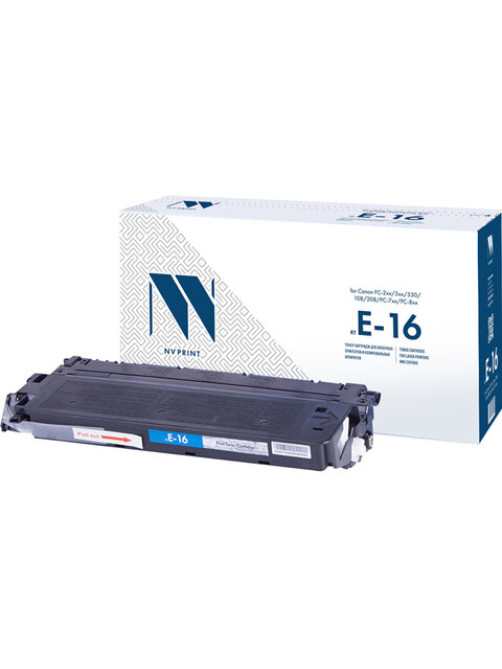 Картридж лазерный NV PRINT (NV-E16) для CANON FC-108/128/PC750/880, ресурс 2000 стр.