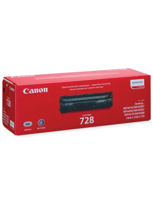 Картридж лазерный CANON (728) MF4410/4430/4450/4550dn/4570dn/4580dn, оригинальный, ресурс 2100 стр., 3500B010