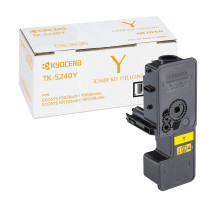 Тонер-картридж KYOCERA (TK-5240Y) P5026cdn/w/M5526cdn/w, ресурс 3000 стр., цвет желтый, оригинальный, 1T02R7ANL0
