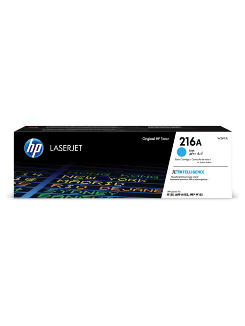 Картридж лазерный HP (W2411A) Color LaserJet M182n/M183fw, №216A, голубой, оригинальный, ресурс 850 страниц