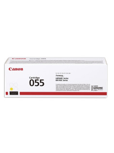Картридж лазерный CANON (055Y) для LBP663/664/MF742/744/746, желтый, оригинальный, ресурс 2100 страниц, 3013C002