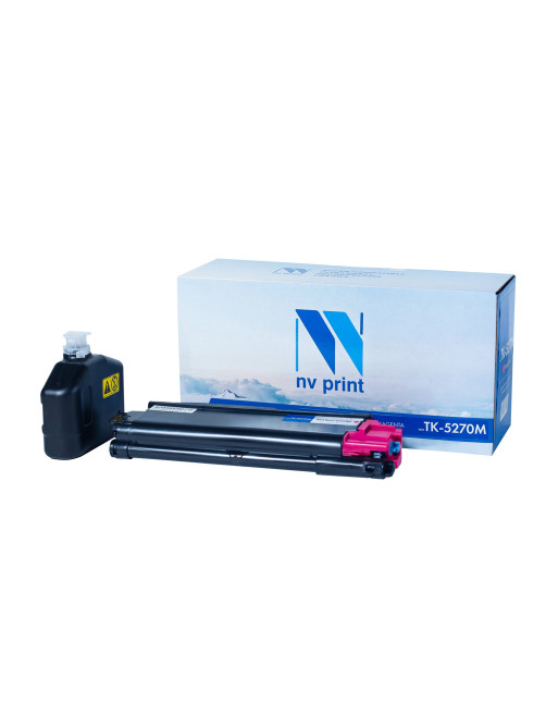 Картридж лазерный NV PRINT (NV-TK5270M) для Kyocera ECOSYS M6230cidn/P6230cdn, пурпурный, ресурс 6000 стр.
