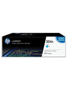 Картридж лазерный HP (CC531A) ColorLaserJet CP2025/CM2320, №304A, голубой, оригинальный, ресурс 2800 страниц