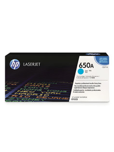 Картридж лазерный HP (CE271A) Color LaserJet Enterprise CP5525, №650A, голубой, оригинальный, ресурс 15000 страниц