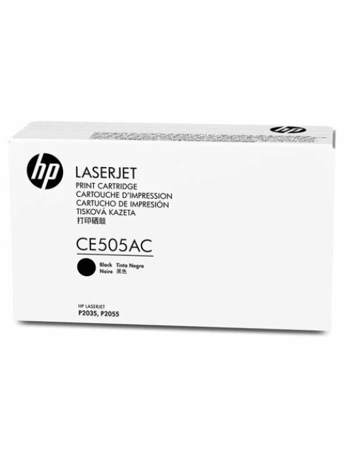 Картридж лазерный HP (CE505A) LaserJet P2035/P2055 и другие, №05А, оригинальный, ресурс 2300 стр.