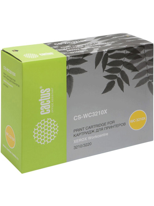 Картридж лазерный CACTUS (CS-WC3210X) для XEROX WC3210/3220, ресурс 4100 стр.