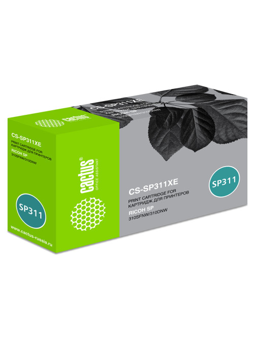 Картридж лазерный CACTUS (CS-SP311XE) для Ricoh SP 311DN/311DNw/325DNw, ресурс 6400 страниц