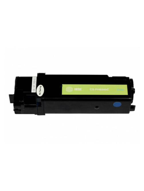 Картридж лазерный CACTUS (CS-PH6500C) для XEROX Phaser 6500/WC6505, голубой, ресурс 2500 стр.