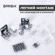 Жалюзи горизонтальные BRABIX 90х160 см, АЛЮМИНИЙ, цвет серебристый, 608632