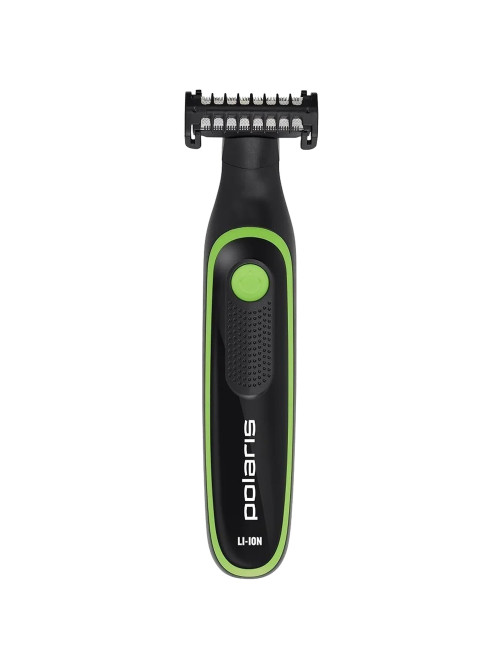 Триммер для бороды POLARIS PHC 0303RB, 3 насадки, длина 0.2-5 мм, беспроводной, черный, 45802