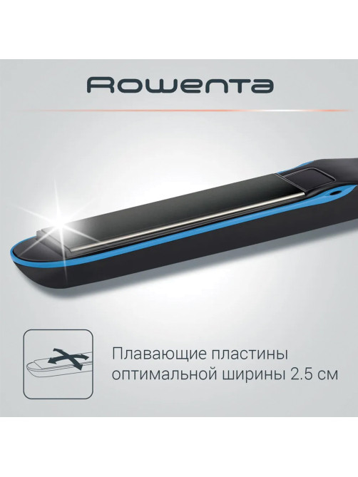 Выпрямитель для волос ROWENTA SF6220D0, 5 режимов нагрева, 130-230 °С, керамика, черный, 1830005680