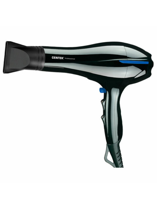 Фен CENTEK CT-2227 Professional, 2200 Вт, 2 скорости, 3 температурных режима, черный
