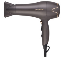 Фен для волос SONNEN HD-2281, 2200 Вт, турмалиновая ионизация, 3 температуры, холодный обдув, 454696