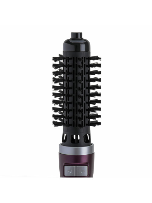 Фен-расческа POLARIS PHS 1002, 1000 Вт, 2 скорости, 3 температурных режима, 2 насадки, фуксия, 7725