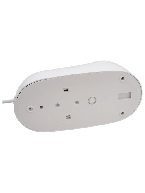 Фен для волос настенный KSITEX F-1400 WC, 1400 Вт, пластик/металл, 2 скорости, белый
