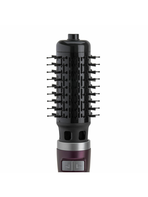 Фен-расческа POLARIS PHS 1002, 1000 Вт, 2 скорости, 3 температурных режима, 2 насадки, фуксия, 7725