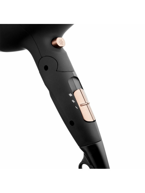 Фен BRAYER BR3000BN, 2200 Вт, 2 скорости, 3 температурных режима, складная ручка, черный