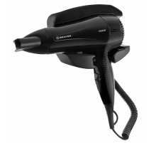 Фен для волос настенный BRAYER BR3021BK, 2000 Вт, пластик, 2 скорости, 2 температурных режима, черный
