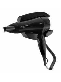 Фен для волос настенный BRAYER BR3021BK, 2000 Вт, пластик, 2 скорости, 2 температурных режима, черный