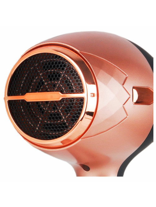 Фен CENTEK CT-2242, 2000 Вт, 2 скорости, 3 температурных режима, черный/розовый