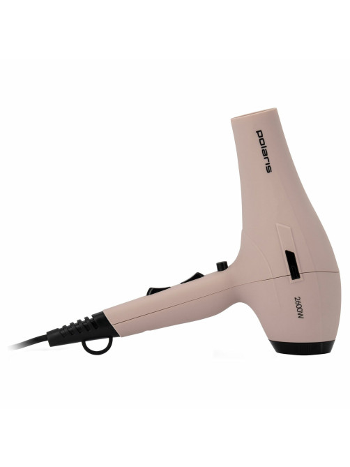 Фен POLARIS PHD 2600AСi Salon Hair, 2600 Вт, 2 скорости, 3 температурных режима, ионизация, розовый пепел, 64278, PHD 2600ACi