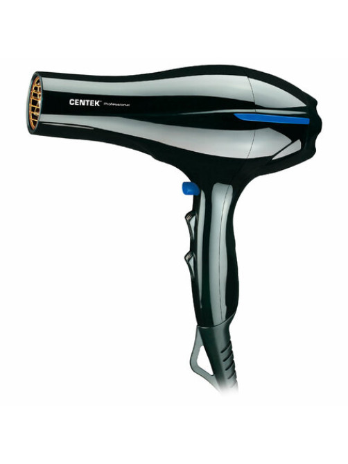 Фен CENTEK CT-2227 Professional, 2200 Вт, 2 скорости, 3 температурных режима, черный