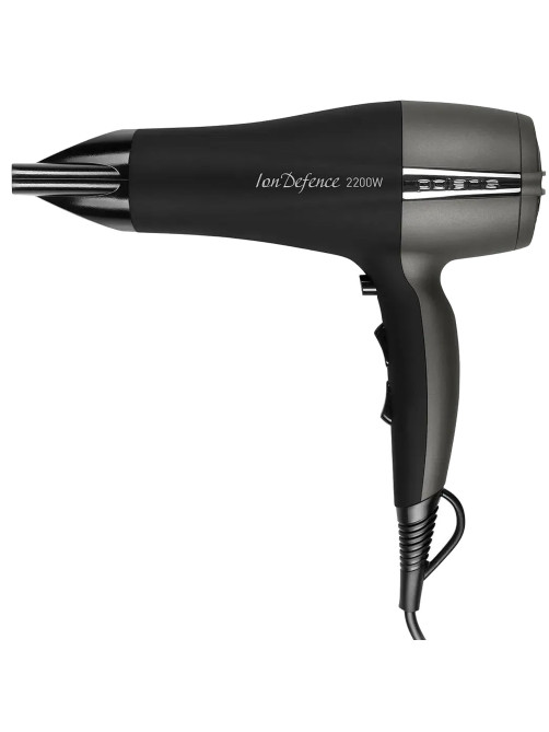 Фен POLARIS PHD 2245Ti, 2200 Вт, 2 скорости, 3 температурных режима, ионизация, серый, 63851