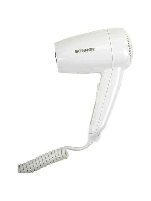 Фен для волос настенный SONNEN HD-2101 ULTRA PLUS, 1300 Вт, 2 скорости, белый, 608481