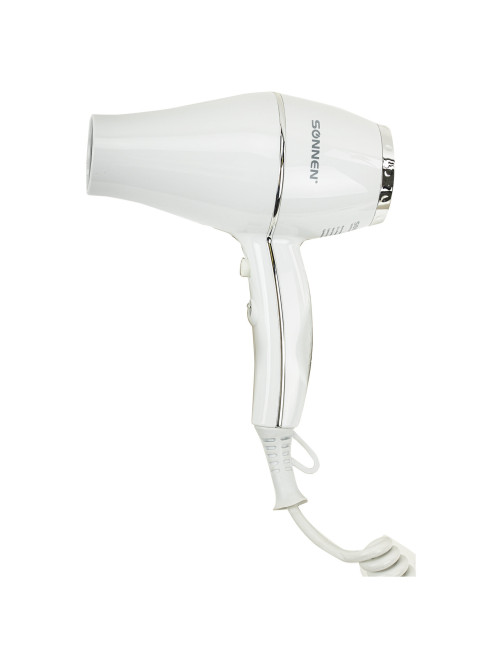 Фен для волос настенный SONNEN HD-2206 SUPER POWER, 1850 Вт, белый, 3 температурных режима, 608482