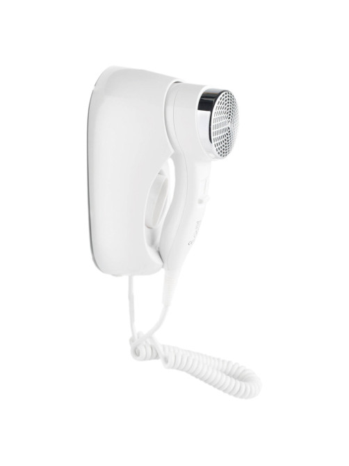 Фен для волос настенный KSITEX F-1400 WC, 1400 Вт, пластик/металл, 2 скорости, белый
