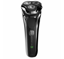 Электробритва POLARIS PMR 0305R PRO 5, 3 головки, аккумулятор, сухое и влажное бритье, черная, 51919