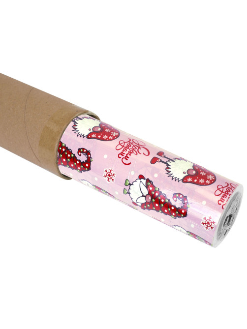 Бумага упаковочная мелованная BIG SIZE новогодняя 