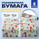 Бумага упаковочная мелованная BIG SIZE новогодняя 