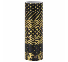 Клейкие WASHI-ленты для декора с фольгой 