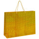 Пакет подарочный 45x13x33 см (XL), НАБОР 3 шт., 3 дизайна, голография, ЗОЛОТАЯ СКАЗКА, 609736
