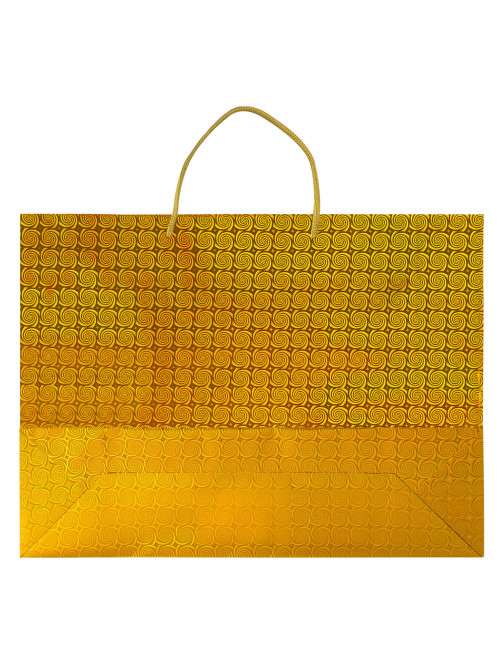 Пакет подарочный 45x13x33 см (XL), НАБОР 3 шт., 3 дизайна, голография, ЗОЛОТАЯ СКАЗКА, 609736