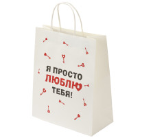 Пакет подарочный (1 штука) 26х13х32 см (L) 