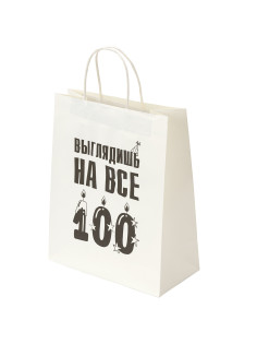 Пакет подарочный (1 штука) 26х13х32 см (L) 