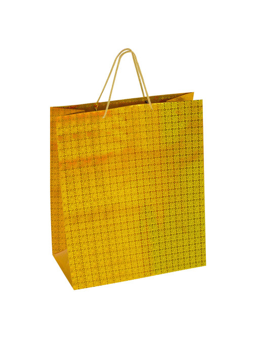 Пакет подарочный 41x19x49 см (XXL), НАБОР 3 шт., 3 дизайна, голография, ЗОЛОТАЯ СКАЗКА, 609738