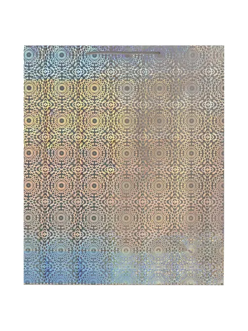 Пакет подарочный (1 штука) 41x19x49 см, ЗОЛОТАЯ СКАЗКА голография, ассорти 3 цвета, 606611