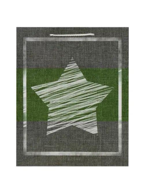 Пакет подарочный (1 штука) 26x13x32 см, ЗОЛОТАЯ СКАЗКА 