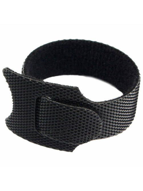 Хомуты-липучки 125x11 мм, на основе ленты Velcro, CABLEXPERT, черные (12 шт.), VT-125x11BK